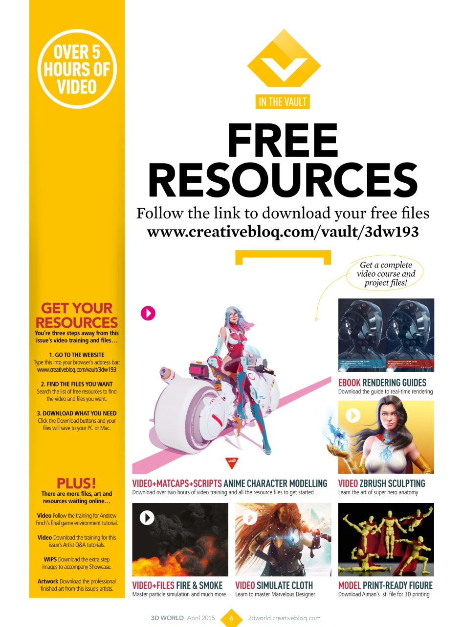 3D World Preview Pages