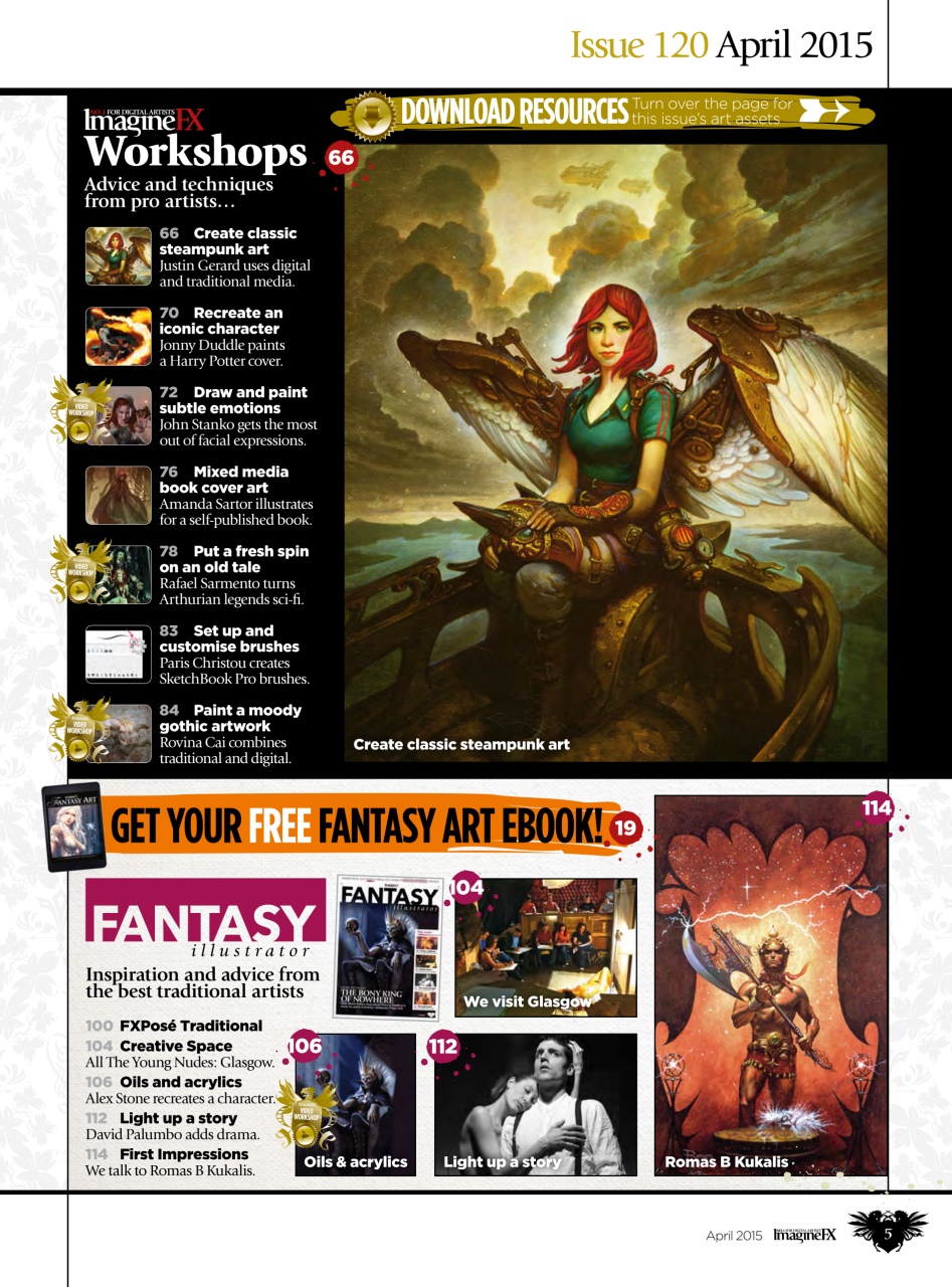 ImagineFX Preview Pages