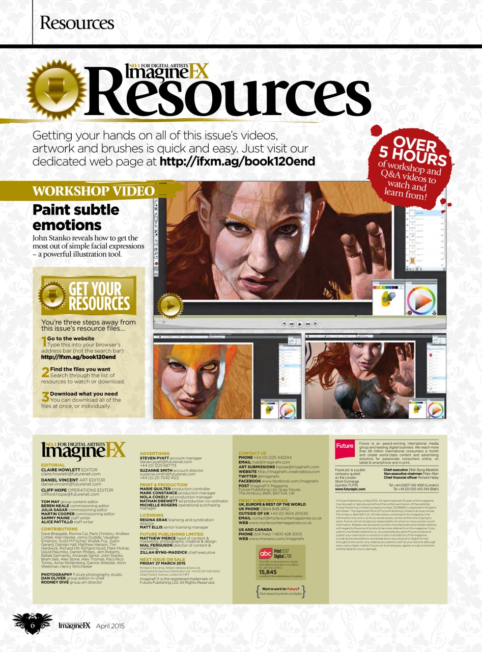 ImagineFX Preview Pages