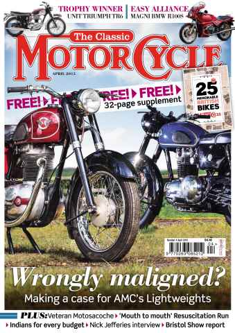 The Classic MotorCycle issue April 2015