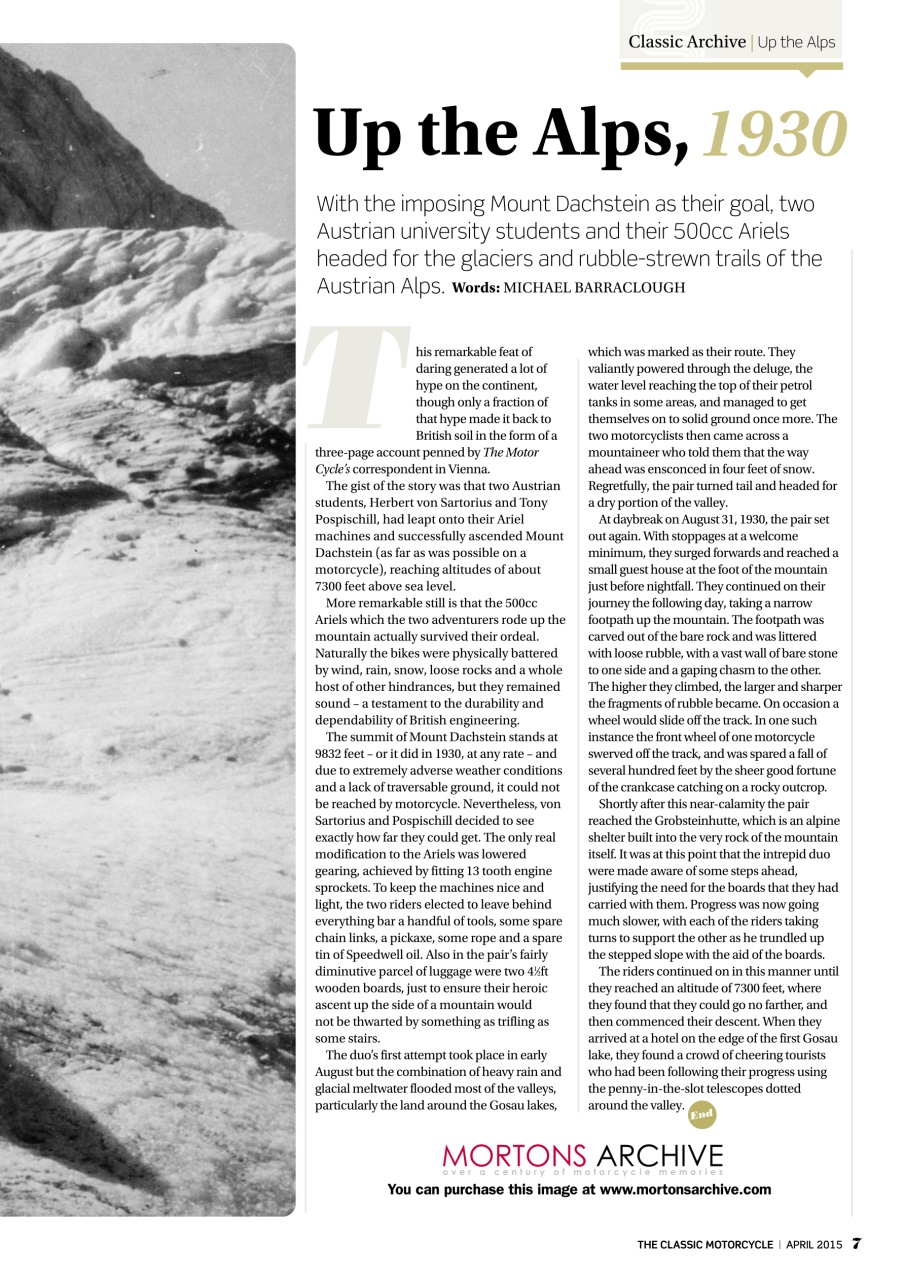 The Classic MotorCycle Preview Pages