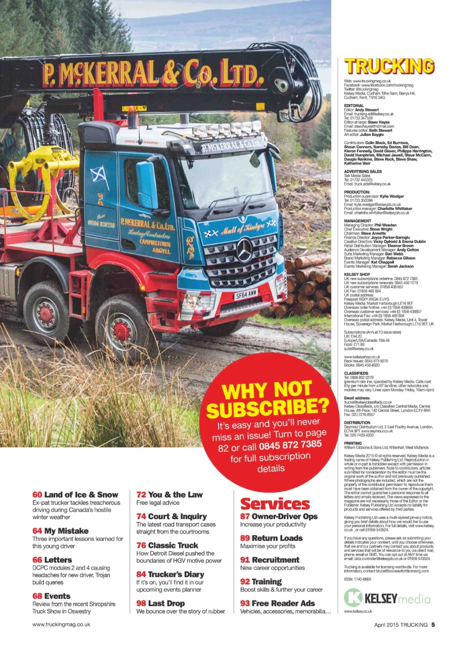 Trucking Magazine Preview Pages
