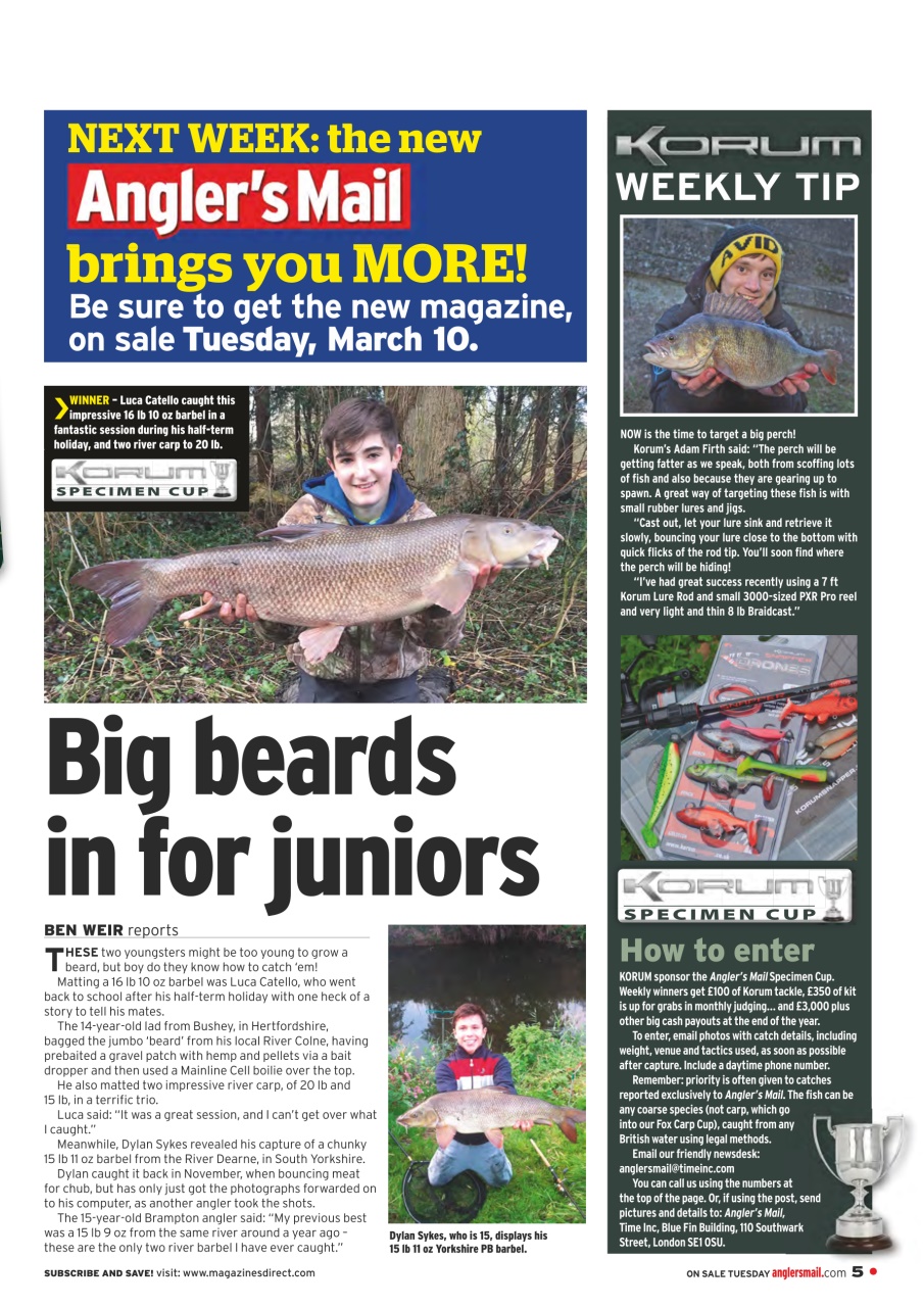 Anglers Mail Preview Pages