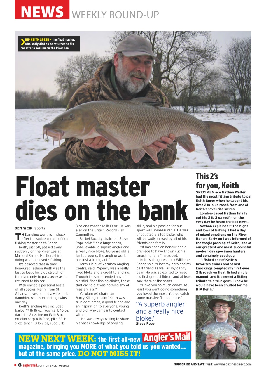 Anglers Mail Preview Pages