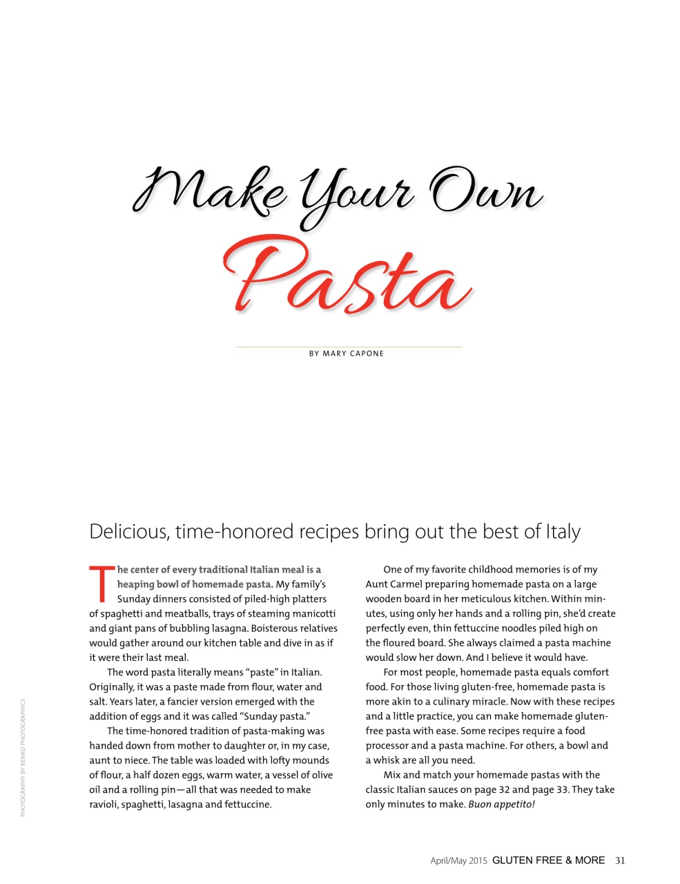 Gluten Free & More Preview Pages