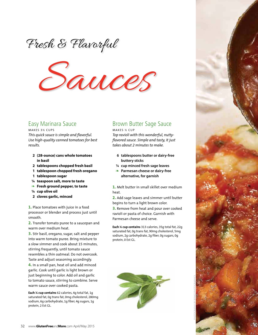 Gluten Free & More Preview Pages