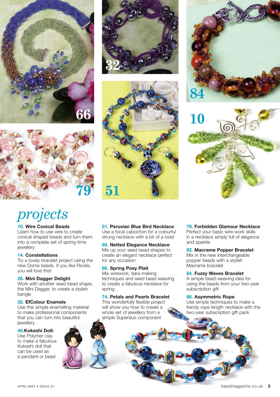 Bead & Jewellery Magazine Preview Pages
