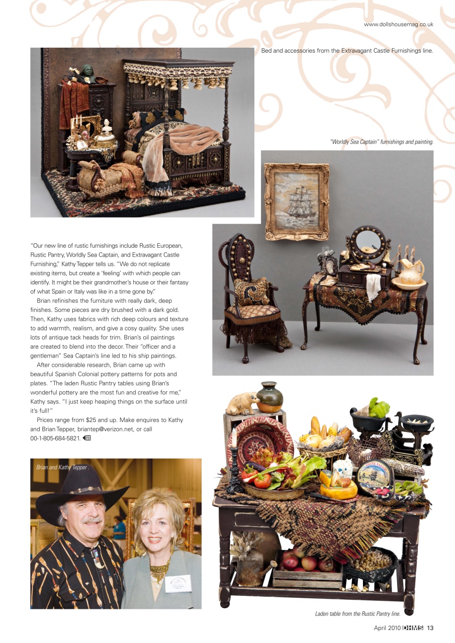 Dolls House and Miniature Scene Preview Pages