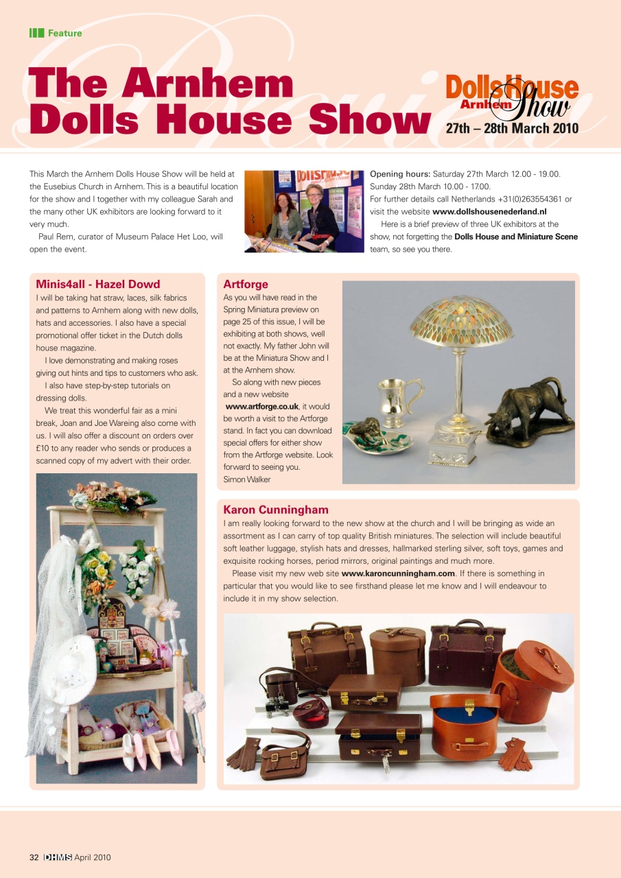 Dolls House and Miniature Scene Preview Pages