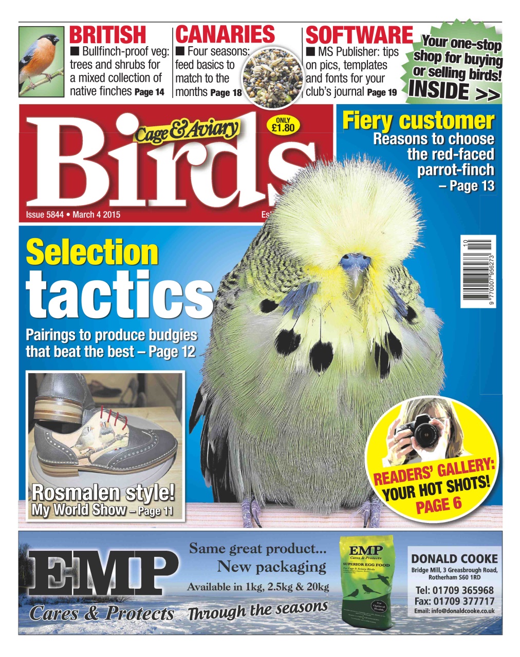 Cage & Aviary Birds Preview Pages