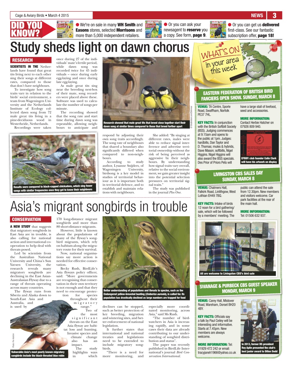 Cage & Aviary Birds Preview Pages