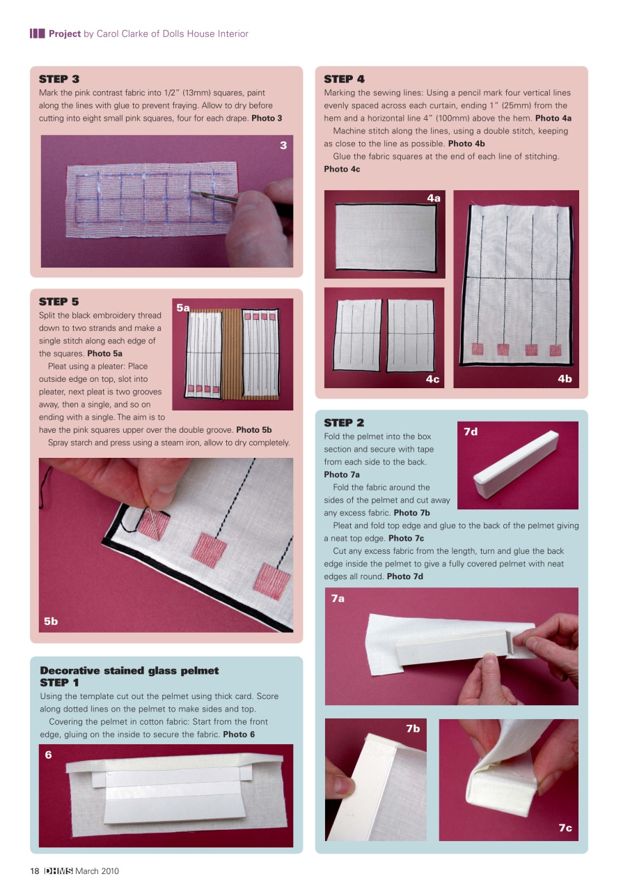 Dolls House and Miniature Scene Preview Pages