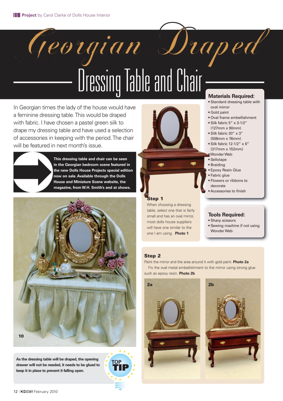 Dolls House and Miniature Scene Preview Pages