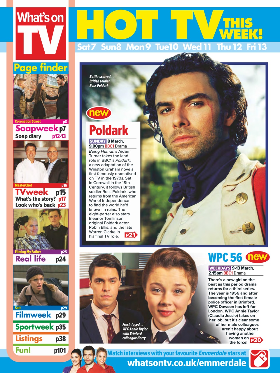 What's on TV Preview Pages