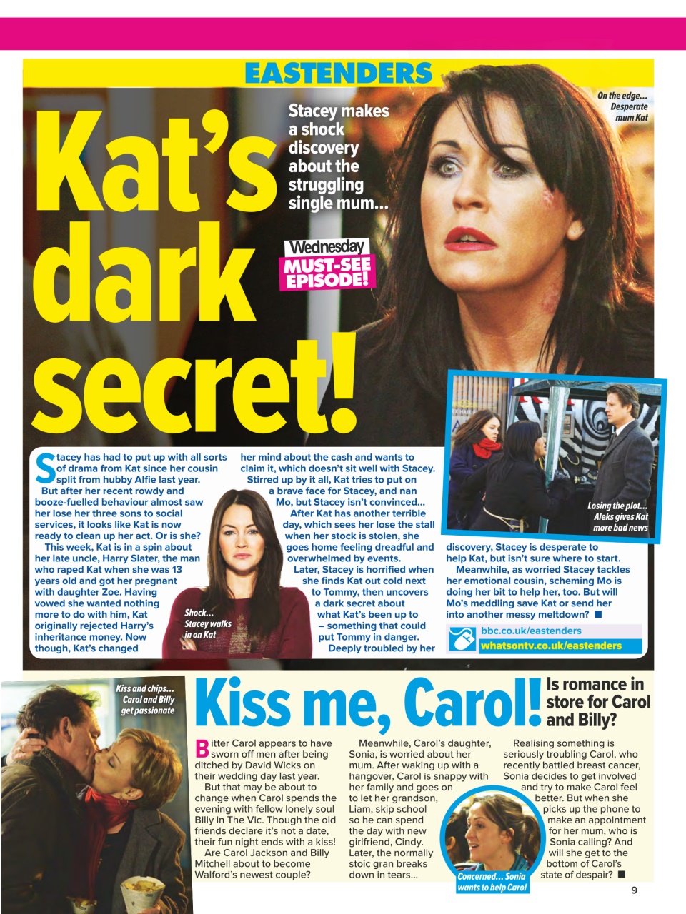 What's on TV Preview Pages