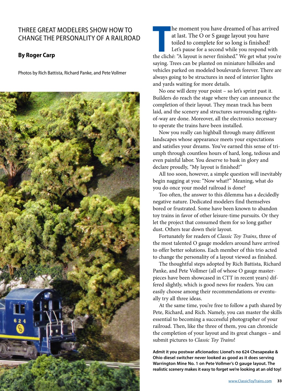 Classic Toy Trains Preview Pages