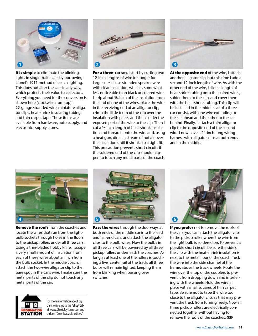 Classic Toy Trains Preview Pages