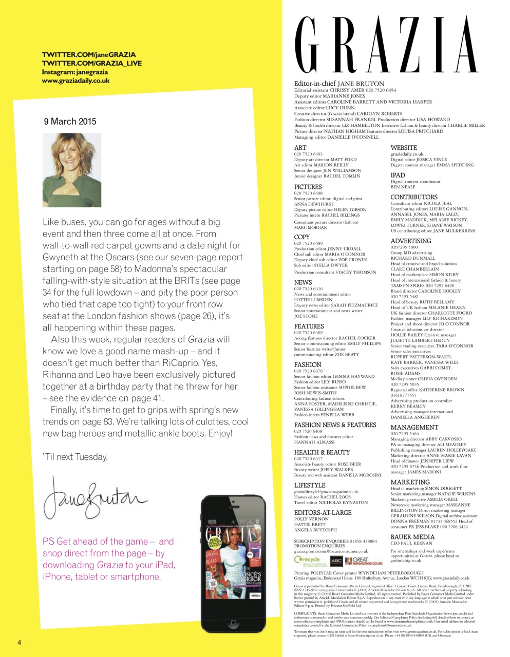 Grazia Preview Pages