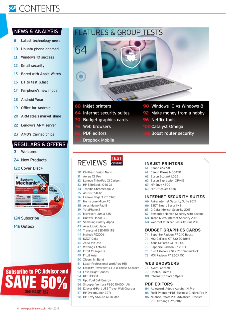 Tech Advisor Preview Pages