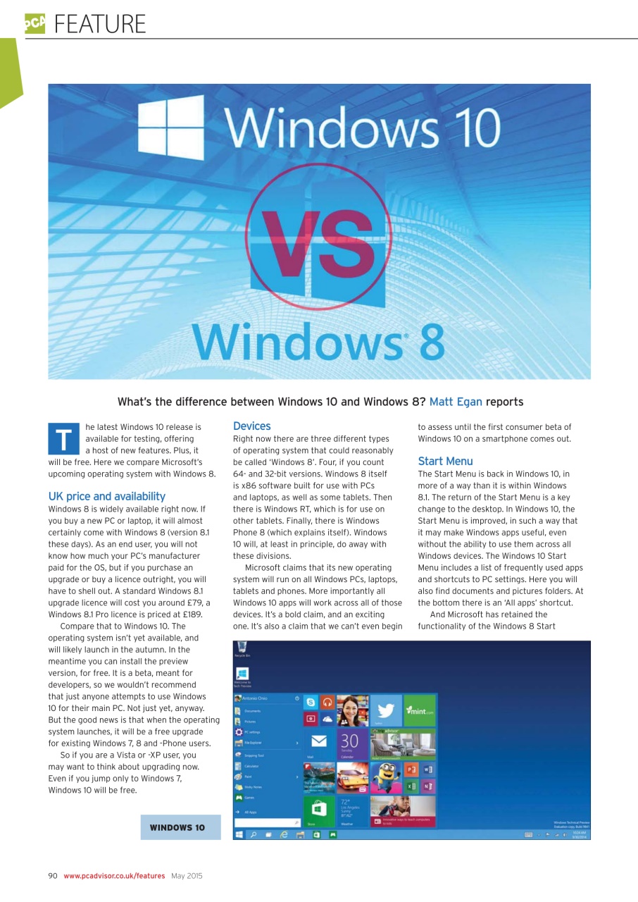 Tech Advisor Preview Pages