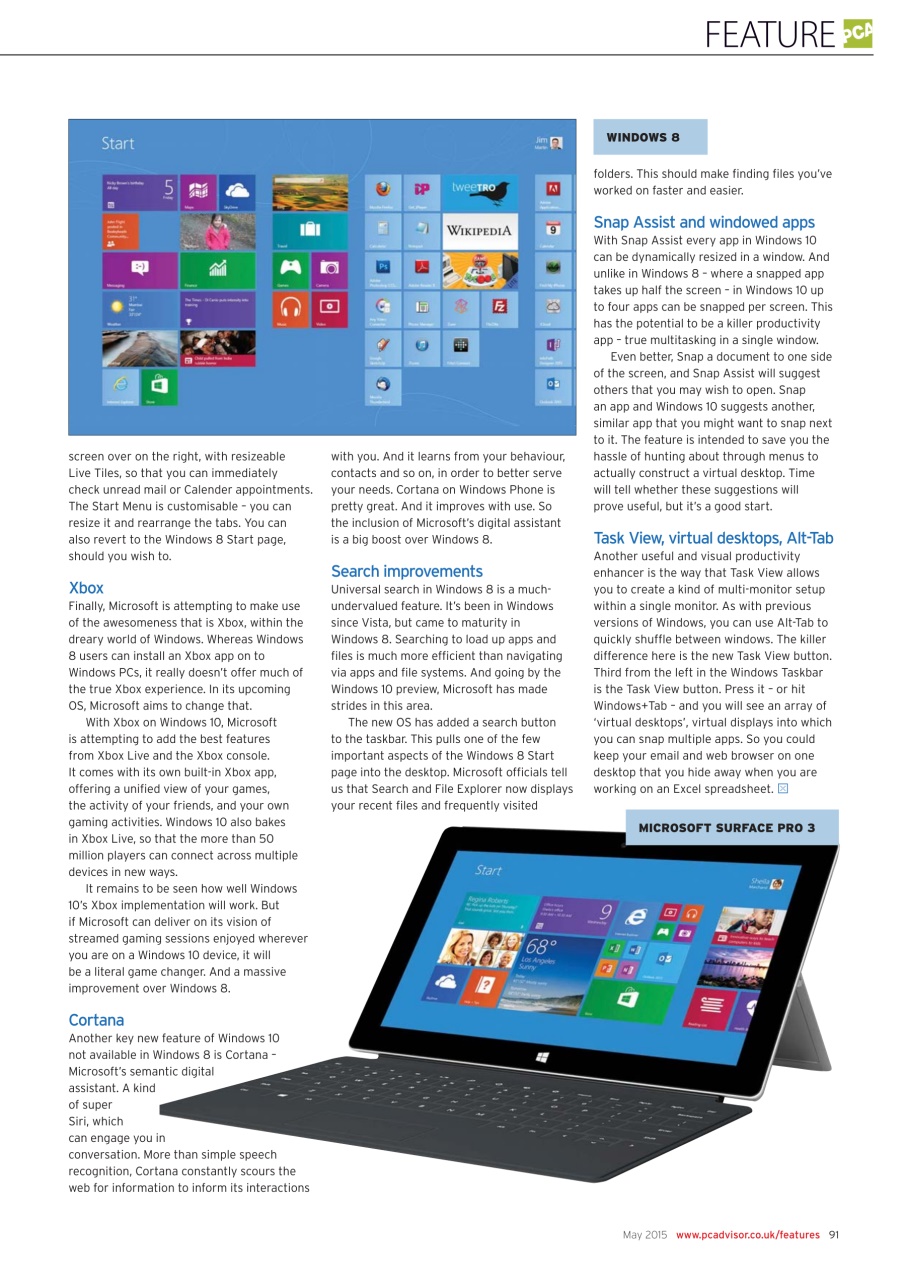 Tech Advisor Preview Pages