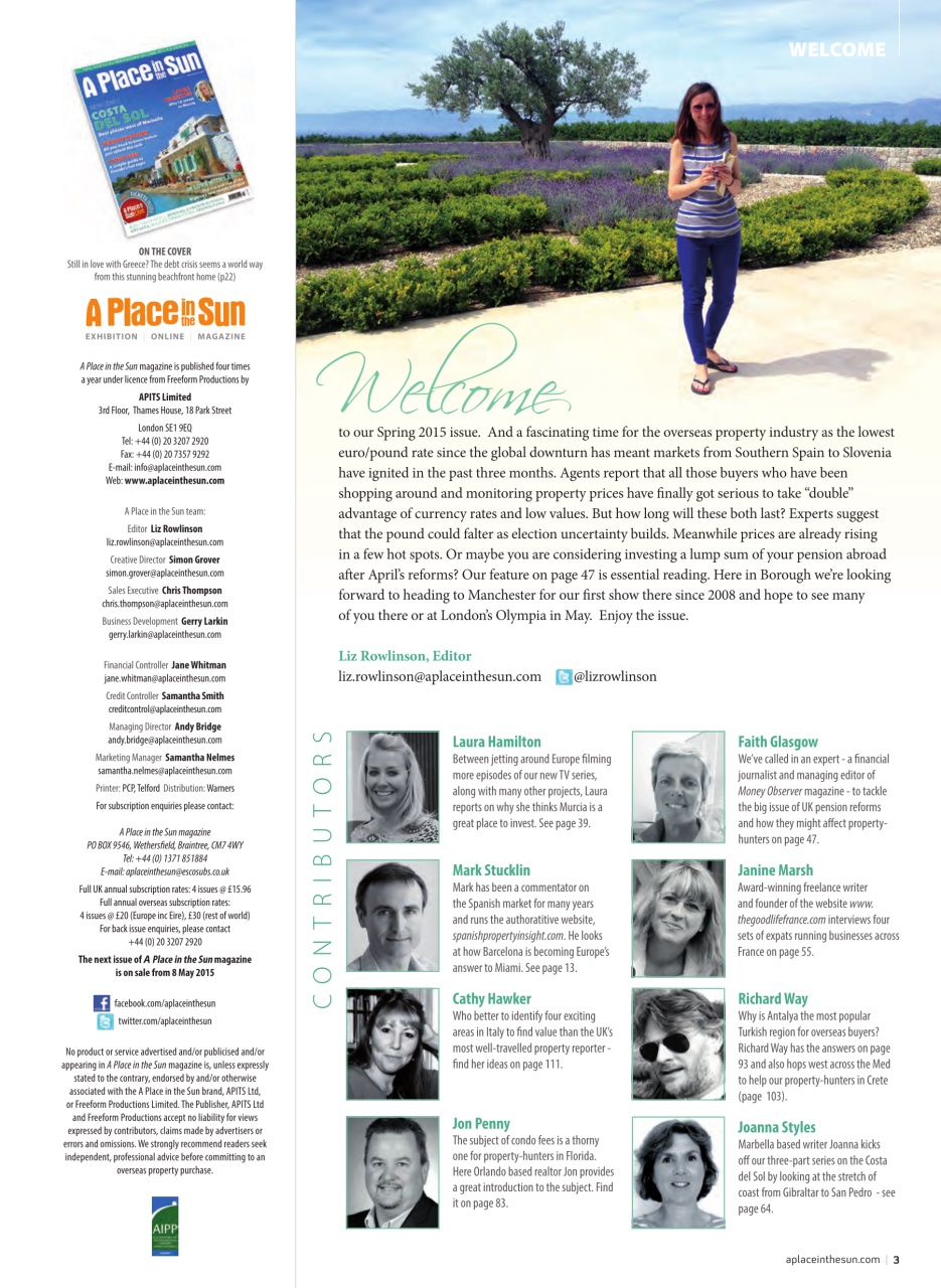 A Place in the Sun Magazine Preview Pages