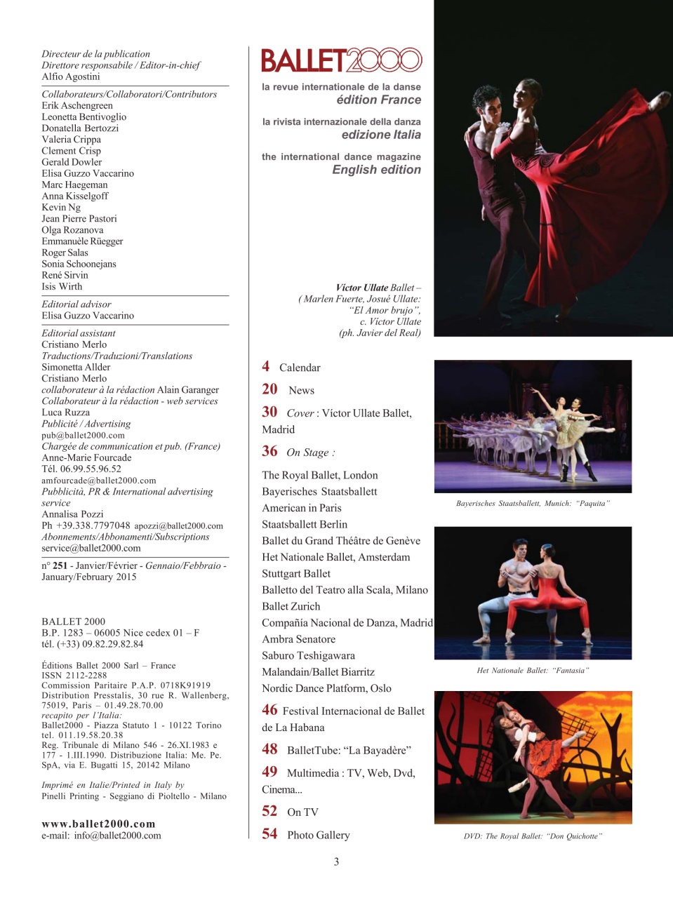 BALLET2000 English Edition Preview Pages