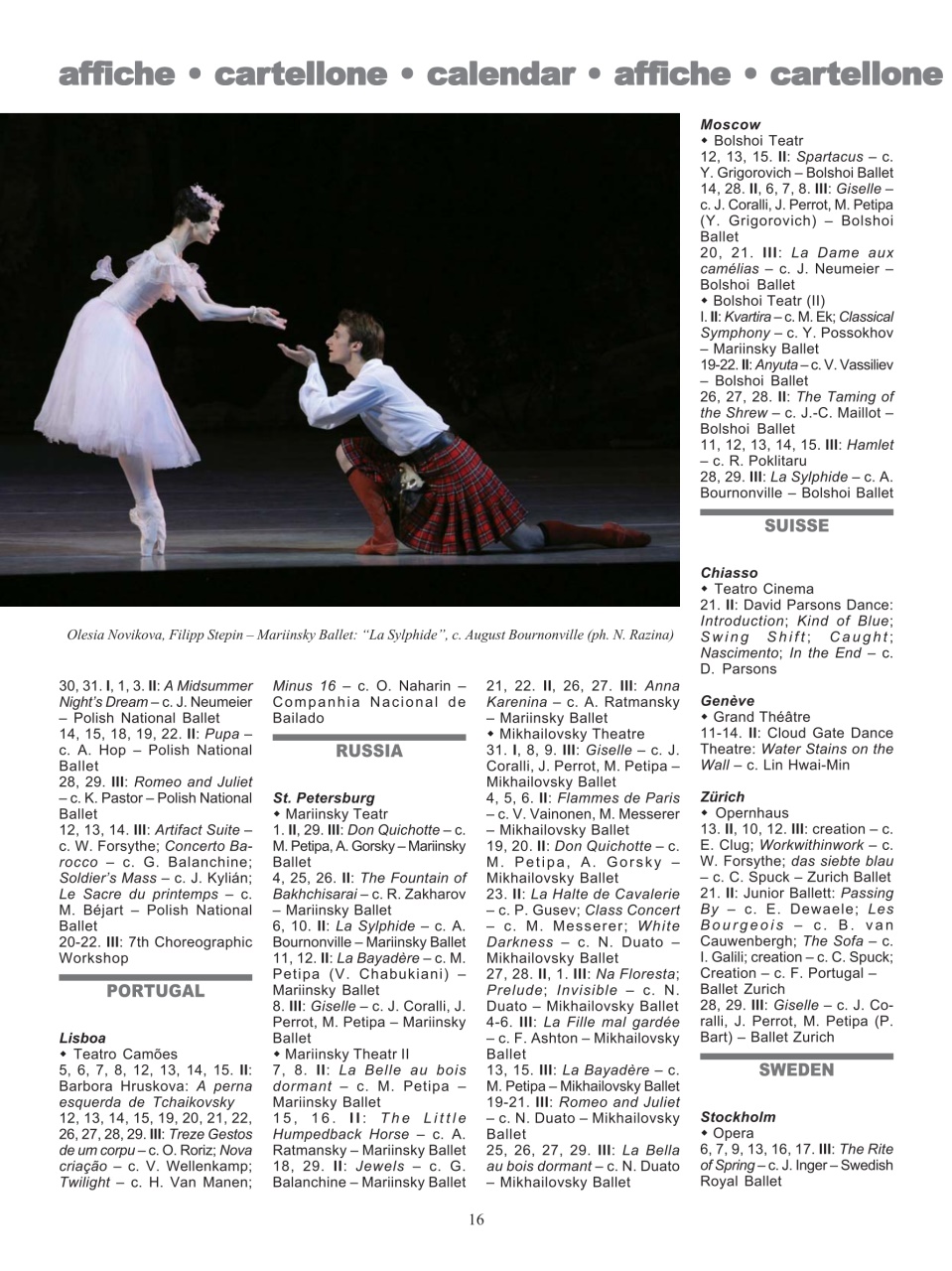 BALLET2000 English Edition Preview Pages