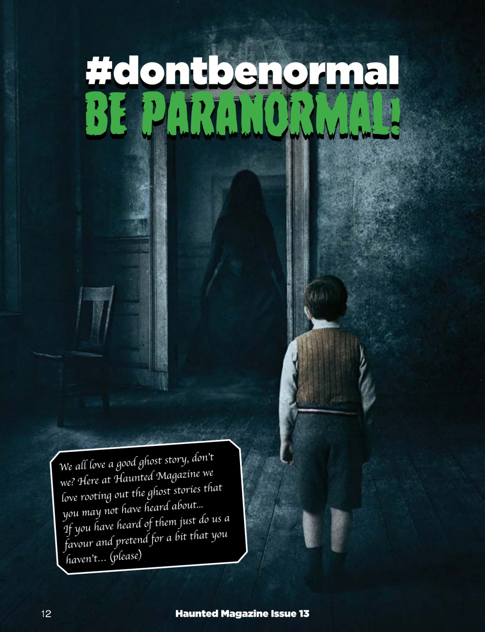 Haunted Magazine Preview Pages