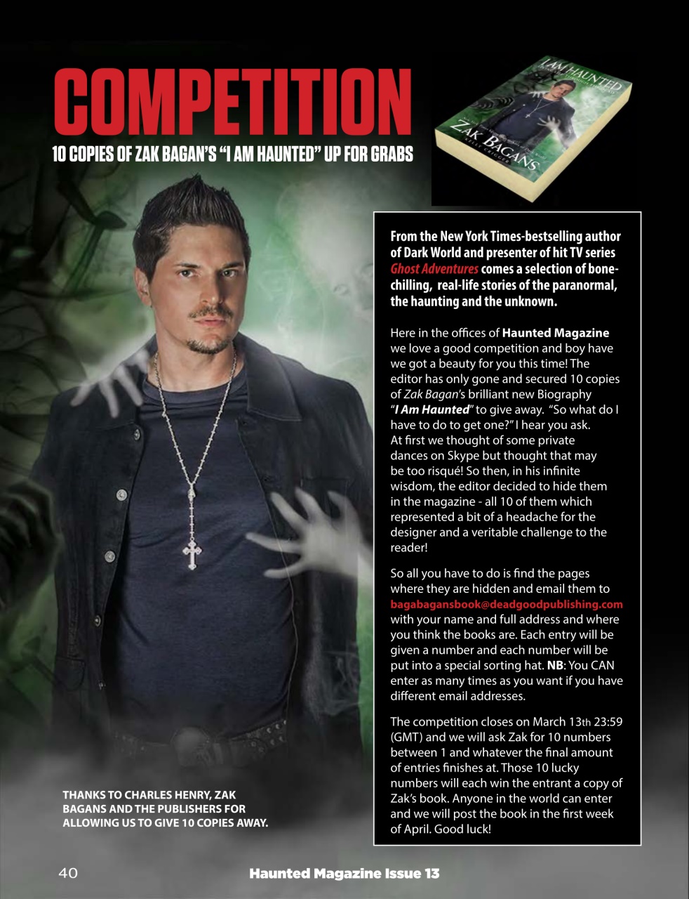 Haunted Magazine Preview Pages