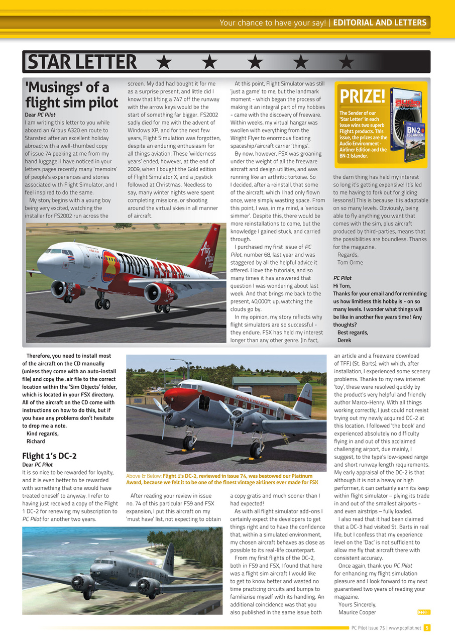 PC Pilot Preview Pages