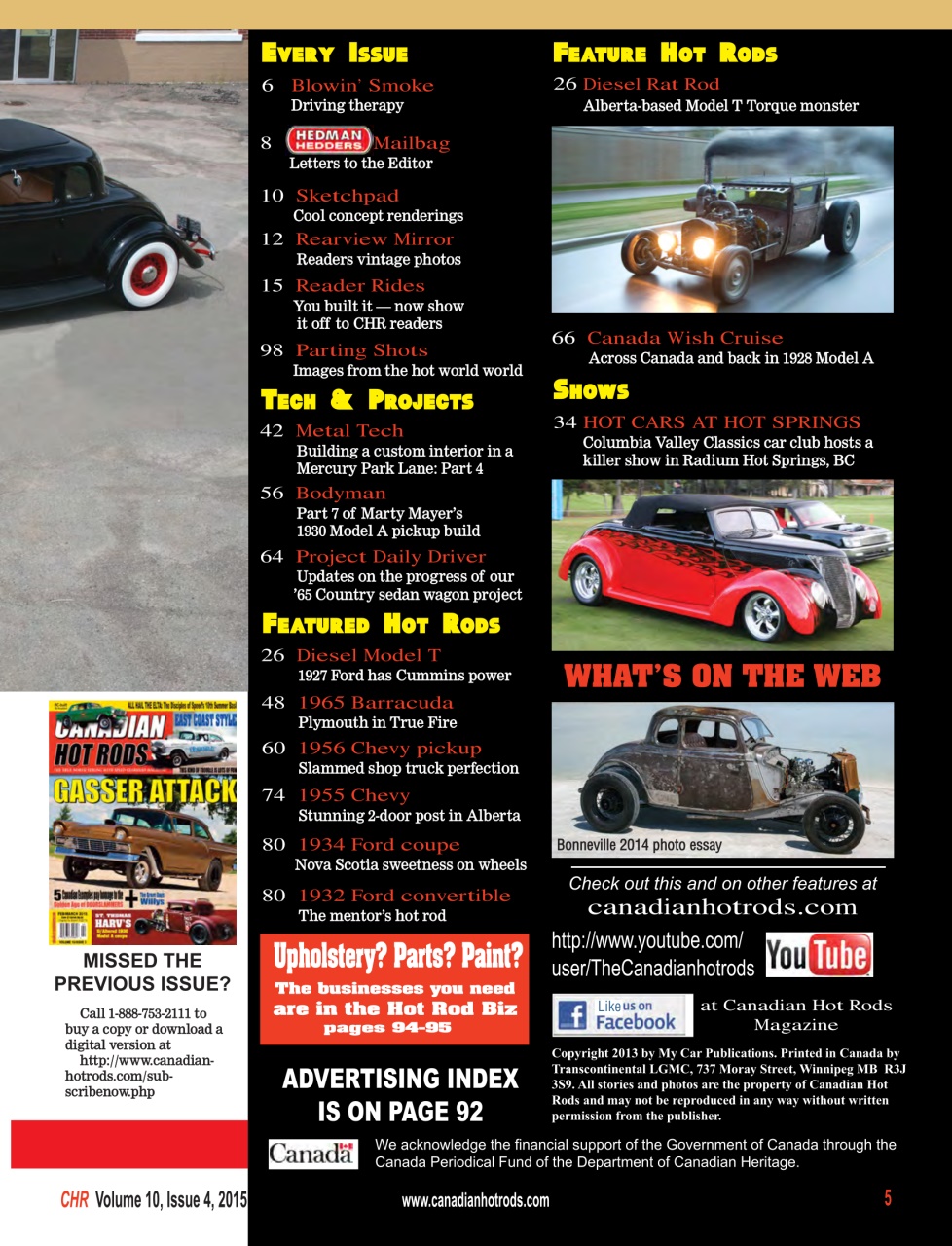 Canadian Hot Rods Preview Pages