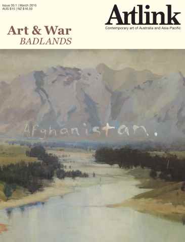 Artlink Magazine issue Art & War: Badlands