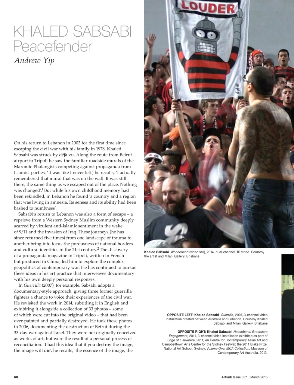 Artlink Magazine Preview Pages