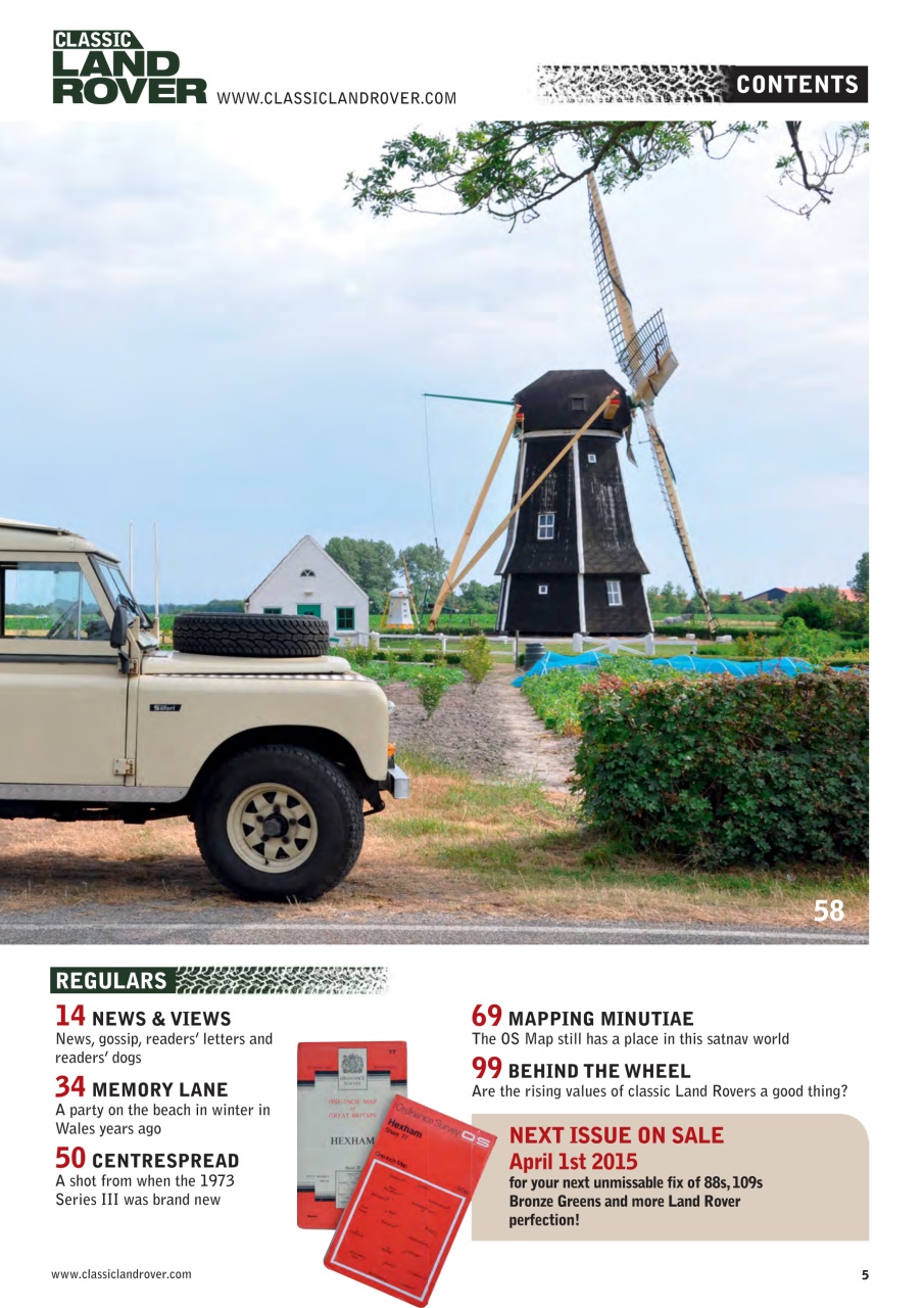 Classic Land Rover Magazine Preview Pages