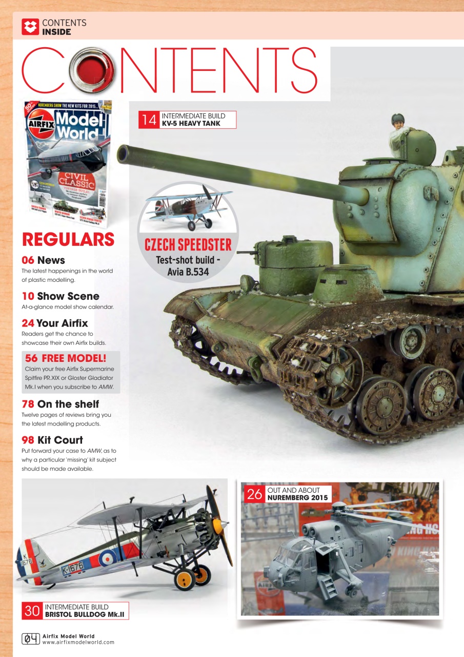 Airfix Model World Preview Pages