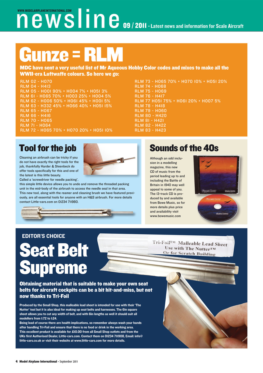 Model Airplane International Preview Pages