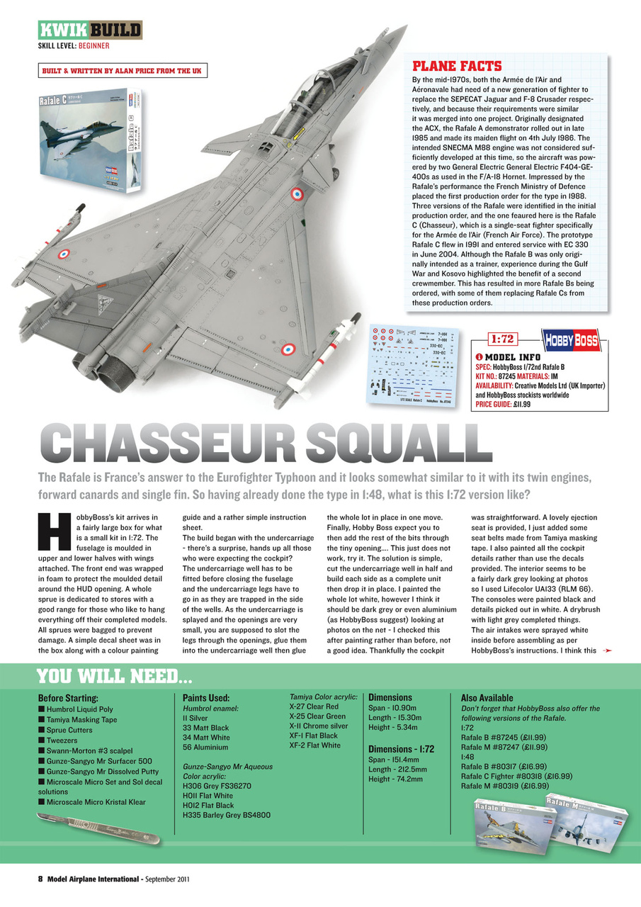 Model Airplane International Preview Pages