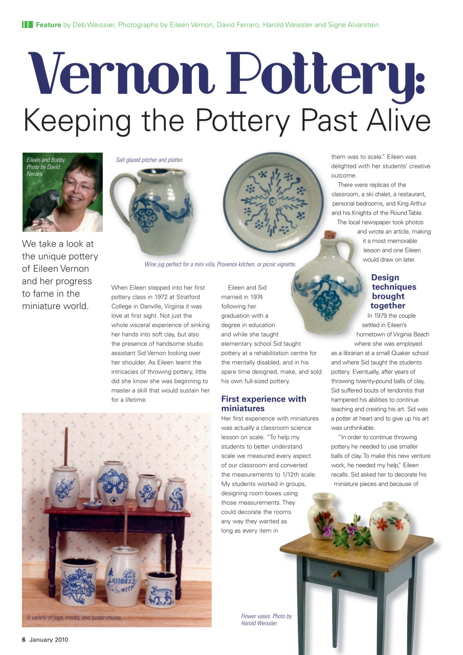 Dolls House and Miniature Scene Preview Pages