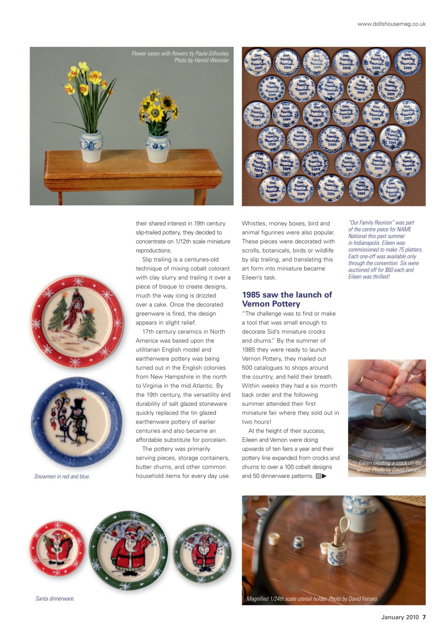 Dolls House and Miniature Scene Preview Pages