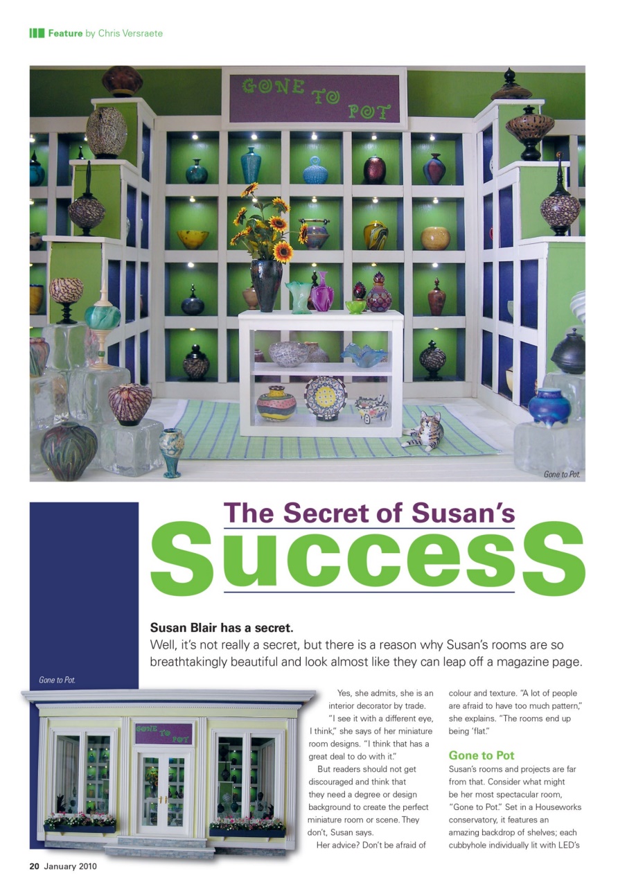 Dolls House and Miniature Scene Preview Pages