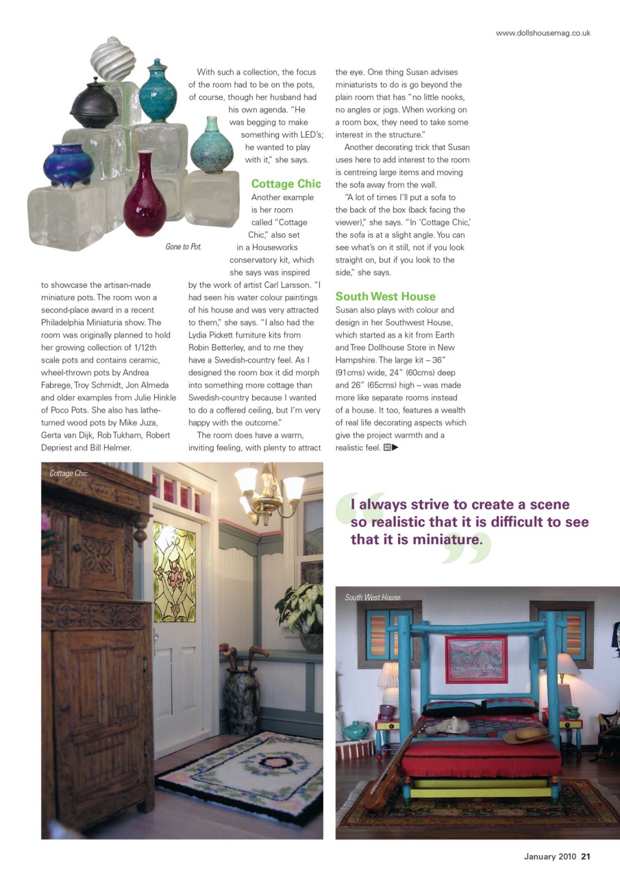 Dolls House and Miniature Scene Preview Pages