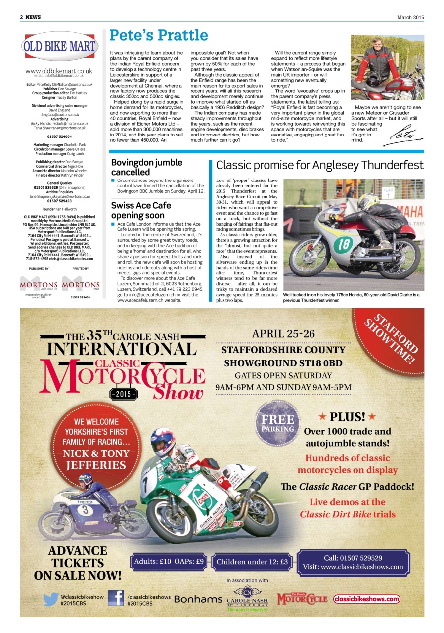 Old Bike Mart Preview Pages