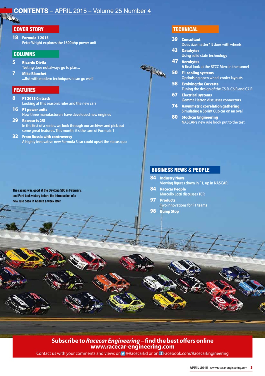Racecar Engineering Preview Pages