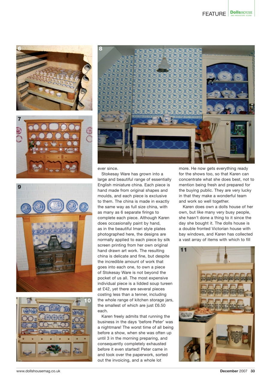 Dolls House and Miniature Scene Preview Pages