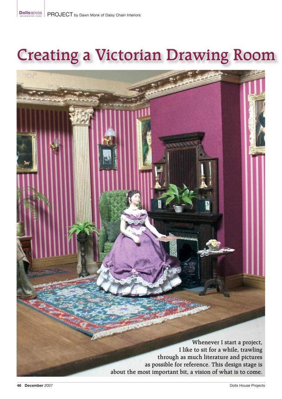 Dolls House and Miniature Scene Preview Pages