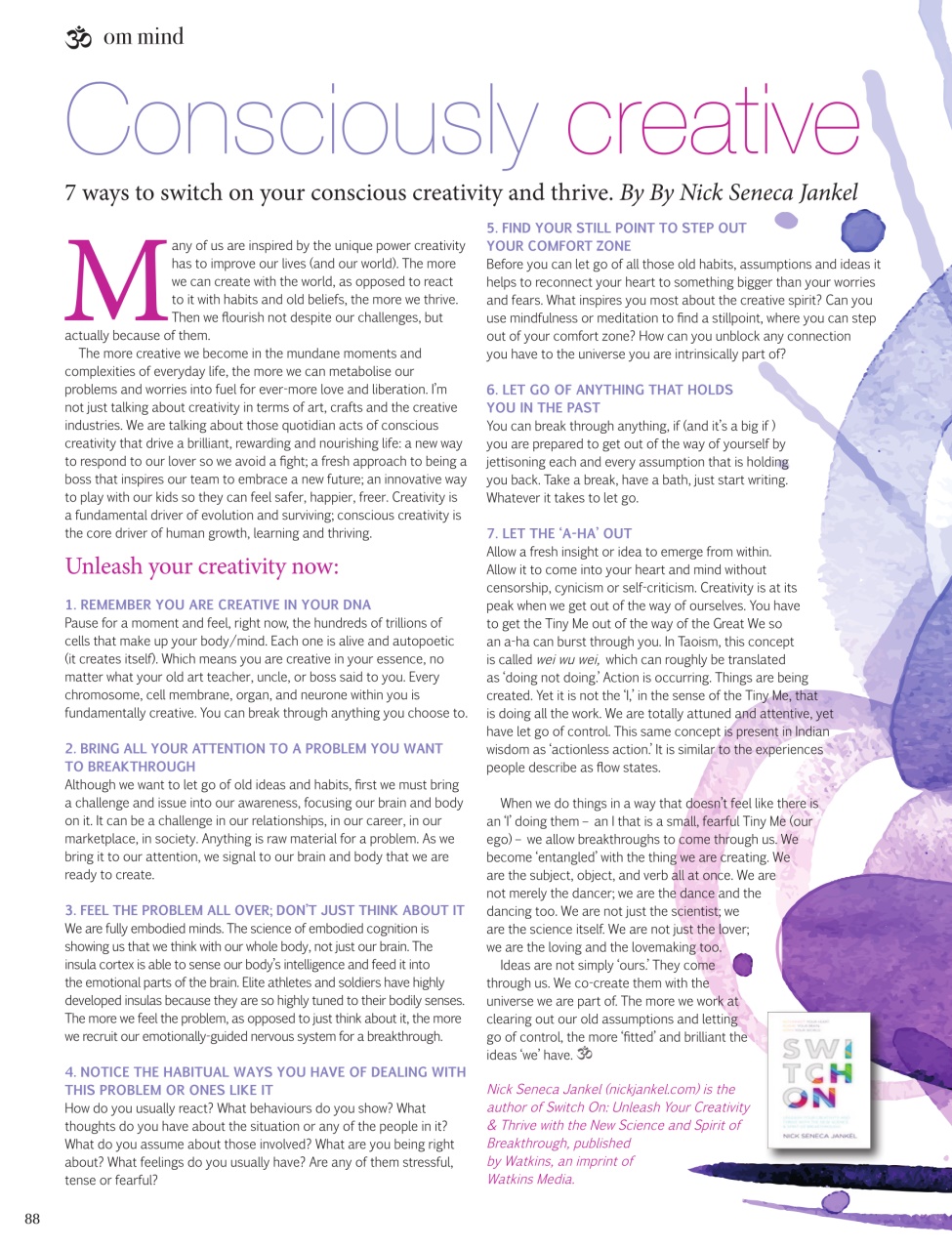 OM Yoga Magazine Preview Pages