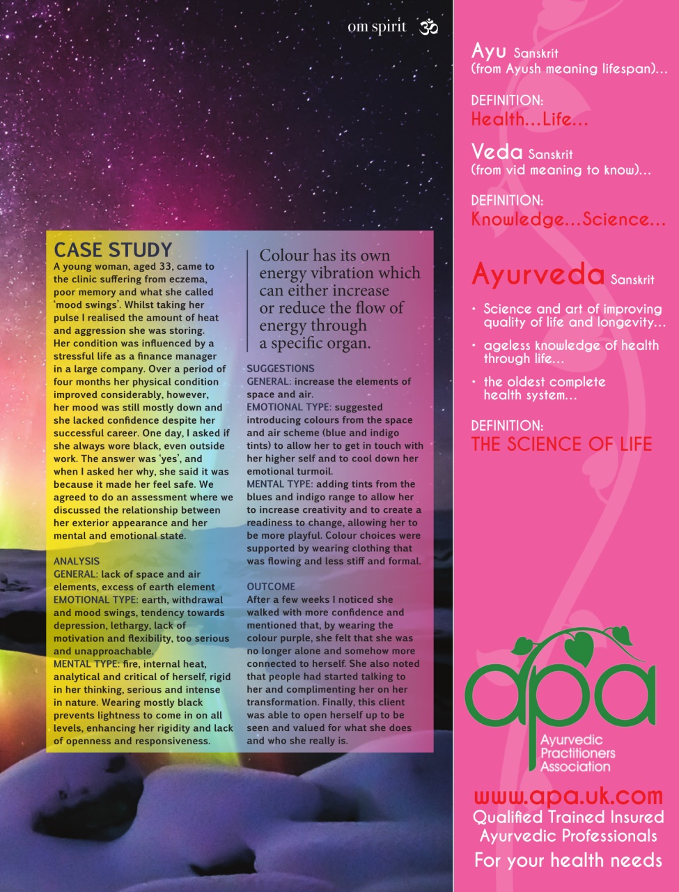 OM Yoga Magazine Preview Pages
