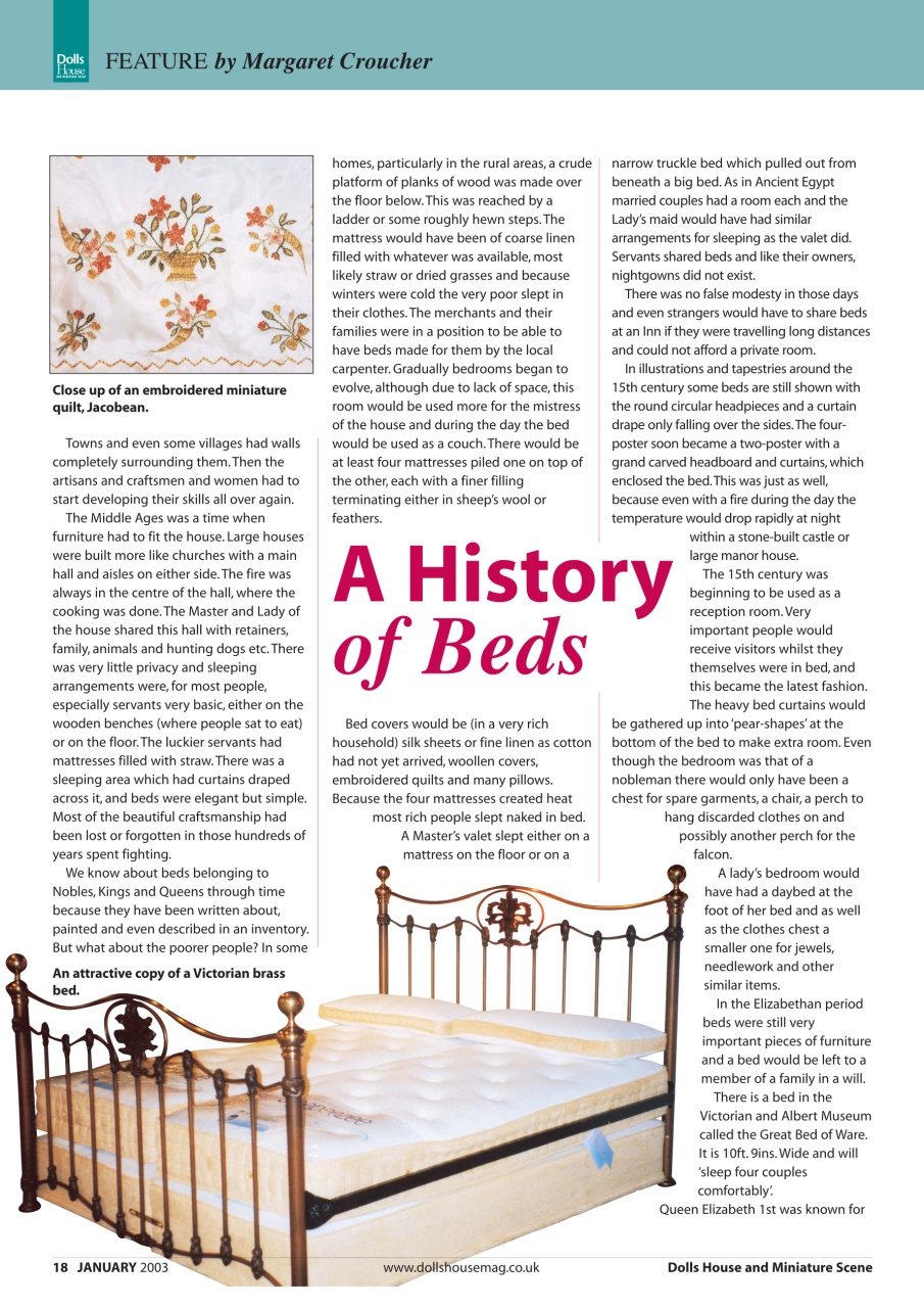 Dolls House and Miniature Scene Preview Pages