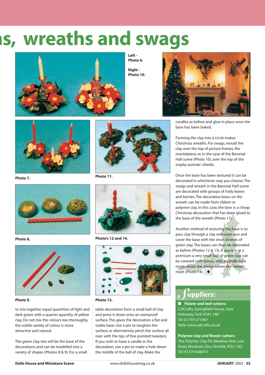 Dolls House and Miniature Scene Preview Pages